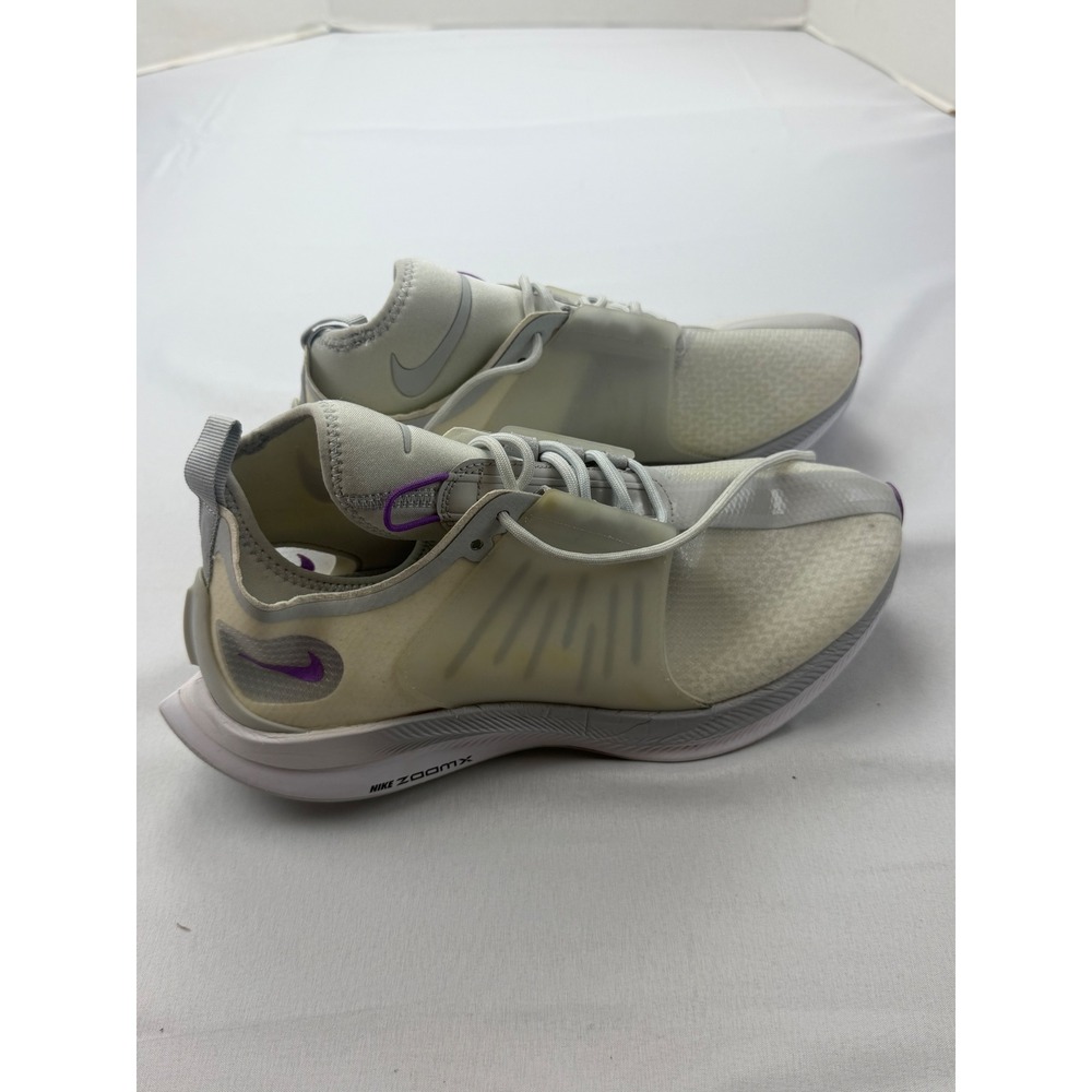 Nike Zoom‎ Pegasus Turbo Women 9.5 Grey AR4347-002 Running Shoes Purple Accent